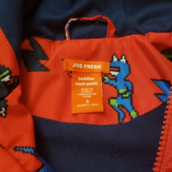 Fleece lined jacket for boys - Picture 2 of 3